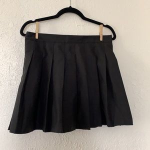 Dolls Kill Onyx Just Like Candy Pleated Skirt